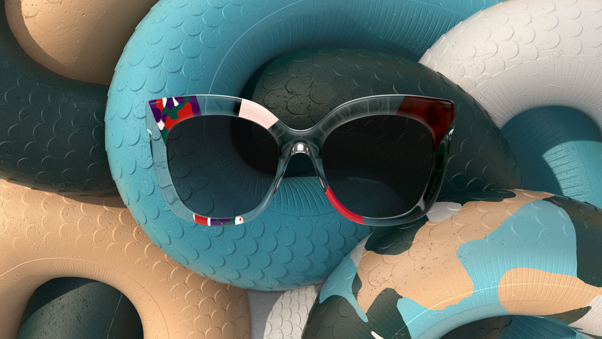 Fendi cheap jungle sunglasses